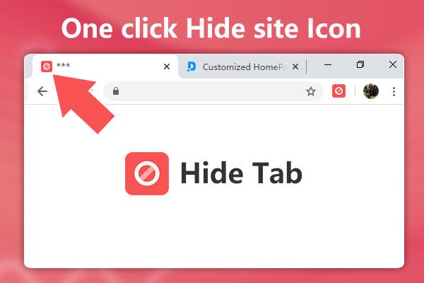 How to hide tabs in chrome