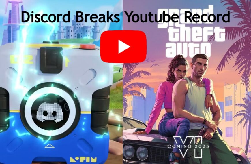 Discord Breaks YouTube Record for most viewed video under 24 Hours on 1st April 2024.